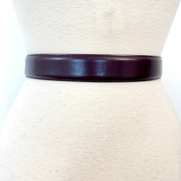 Coach Vintage Polished Cowhide Leather Belt Dark Brown Men’s 36" (90cm) 3931 - Picture 3 of 12